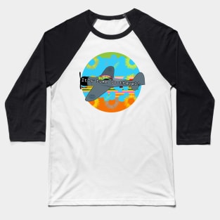 Airplane Baseball T-Shirt